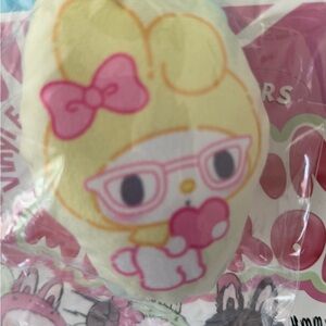 Sanrio 50th anniversary my melody plush pendant keychain